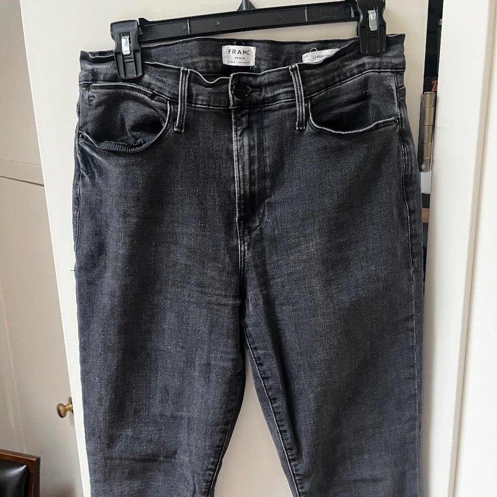 Frame brand size 30 dark gray jeans